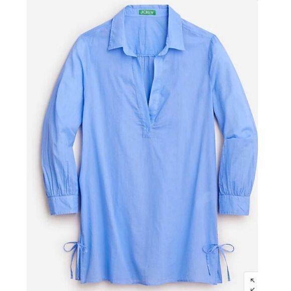 J. Crew Cotton voile tunic cover-up - Picture 1 of 4
